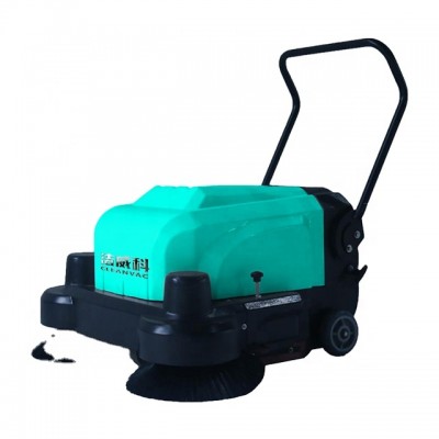 CLEANVAC Manual Walk Behind Sweeping Machine Man Power Sidewalk Park Sweeper