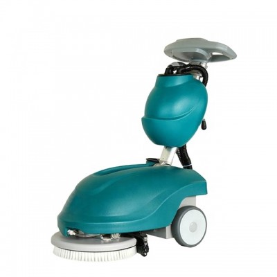 Electric Small Foldable  Scrubber dryer hand push scrubber /Walk Behind Foldable Floor Scrubber