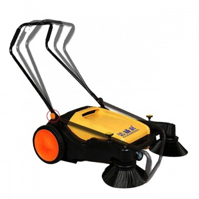 Cleanvac Walk Behind Parking Lot Remote Control Handheld Home Hand Push Broom Manual Sweeper